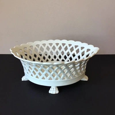 Coupe ajourée ovale sur pieds griffes Malicorne - Photo 1/4