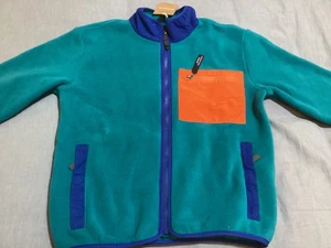 PATAGONIA KIDS' Synchilla fleece hoody jacket, XL, , color mix of green, new tag - Picture 1 of 4