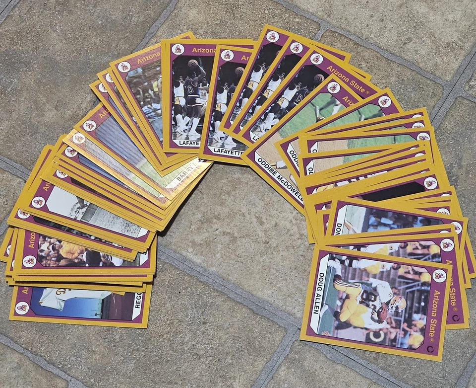 U PICK! ARIZONA STATE UNIVERSITY TRADING CARDS - 1990 - COLLEGIATE COLLECTION - Image 1 of 4
