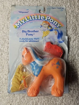 My Little Pony Vintage G1 Big Brother Wigwam w Charm MOC NOS Unopened WOW - Image 1 of 4