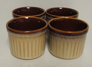 Sango NOVA BROWN Ramekins SOLD IN SETS OF FOUR - Picture 1 of 3