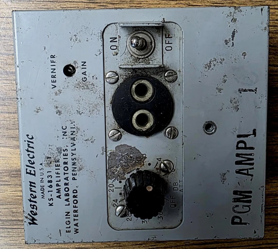 WESTERN ELECTRIC KS-16831-L1 TRANSISTOR AMPLIFIER  48VDC - Image 1 of 1