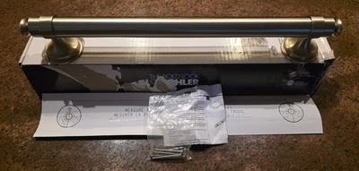 KOHLER Carmichael K-R27235-BN  16 inch ADA Compliant Grab Bar in Brushed Nickel - Image 1 of 4