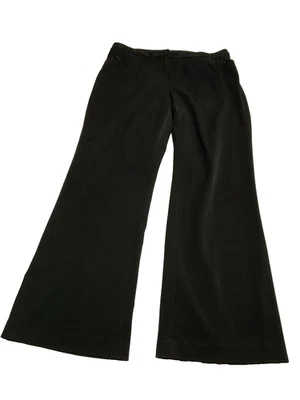 Lane Bryant Straight Leg Dress Pants Womens Size 16 Tall Black Office Business - Image 1 of 4