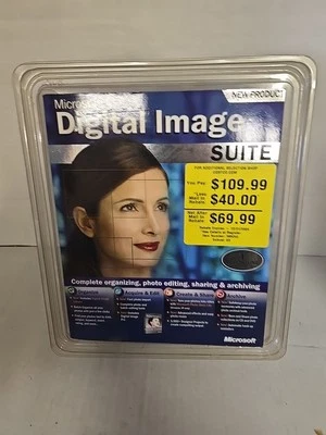 Microsoft Digital Image Pro 9 Suite for Windows XP, 2000, ME, 98 ~ SEALED - Image 1 of 4