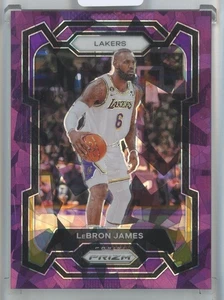 2023-24 Panini Prizm LeBron James Prizms Purple Ice #63【051/149】 Los Angeles Lak - Imagen 1 de 2