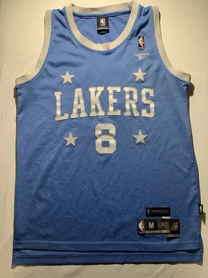 Camiseta Vintage Reebok Basket Ball Kobe Bryant M #8 LA Lakers NBA Anos 90’ - Imagem 1 de 4