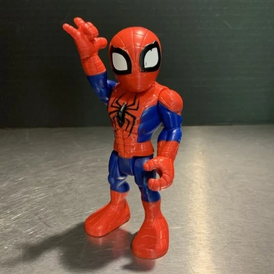 Figura Playskool Marvel Super Hero Adventures Mega Mighties Spider-Man 5" Foto 1 de 4
