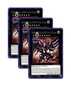 Yugioh! Number 107: Galaxy-Eyes Tachyon Dragon MZTM-EN091 (Rare) 1st Ed 3x - Picture 1 of 1