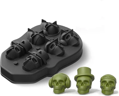 1 Stück Halloween Silikon Backform Antihaftbeschichtet Kuchenform Muffin Brot - Bild 1 von 4