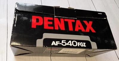 NEW IN BOX Pentax AF-540FGZ Shoe Mount Flash Strobe SLR Camera - Image 1 of 4