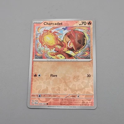 Charcadet Reverse Holo 029/142 Common SV07 Stellar Crown NM Pokémon - Image 1 of 2