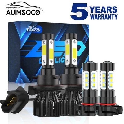 Kit de faros antiniebla LED brillantes para Ford Mustang Shelby GT500 2008-2012 Foto 1 de 4