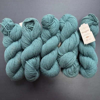 ROWAN MAGPIE YARN "612 Neptune" Aran 153 Yards - Dye Lot 7H6 - 5 SKEINS - Image 1 of 3