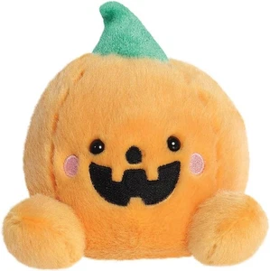 Aurora Palm Pals Halloween Carver Jack O'Lantern 5 Inch Plush Soft Toy Eco-fr... - Picture 1 of 6