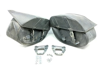 16 Triumph America Rear Left Right Saddle Bag Luggage Cases w/ Brackets - Image 1 of 4