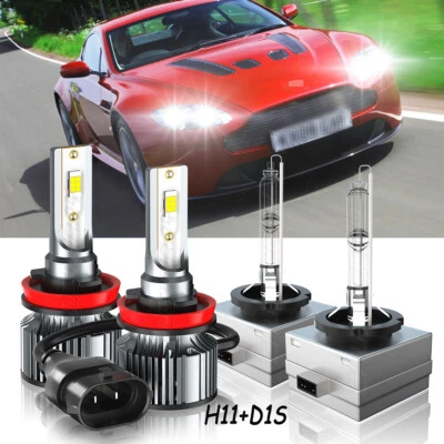 Para Aston Martin V12 Vantage 2010-2017 H11 D1S Faro LED HID Bombilla de haz alto/bajo Foto 1 de 4