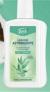 lozione astringente Just pelli impure grasse acneiche punti neri novità prodotti - Foto 1 di 1