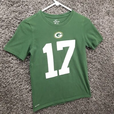 Nike Green Bay Packers Adams 17 Camisa Juvenil Mediana Dri Fit Verde Manga Corta T Foto 1 de 4
