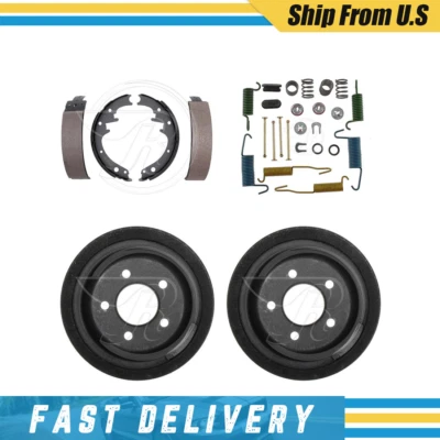 Se adapta a Ford Granada 1975 1976 1979 tambores traseros zapatas de freno y herrajes kit de resorte Foto 1 de 4