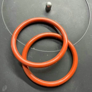 2x Neumático de rueda loca de repuesto/actualización de tocadiscos (neumático) para Lenco L75 L70 B51 B52 - Imagen 1 de 5