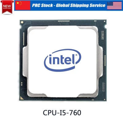 Intel Core i5-760 CPU 4-Core LGA 1156 Processor 2.8 GHz 8 MB L3 Cache 4 Threads  - Image 1 of 4