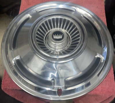 1970 Ford Galaxie & LTD—Wheel Cover Hub Cap w/ Emblem VTG - Image 1 of 4