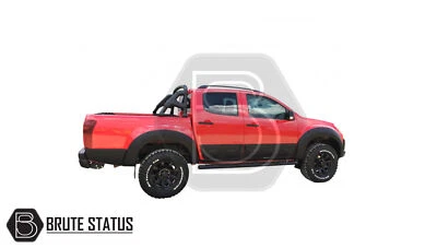 BRUTE STATUS Kit de arco de rueda ancha Isuzu D-Max 2016-2019 guardabarros extendido llamaradas negro mate Dmax