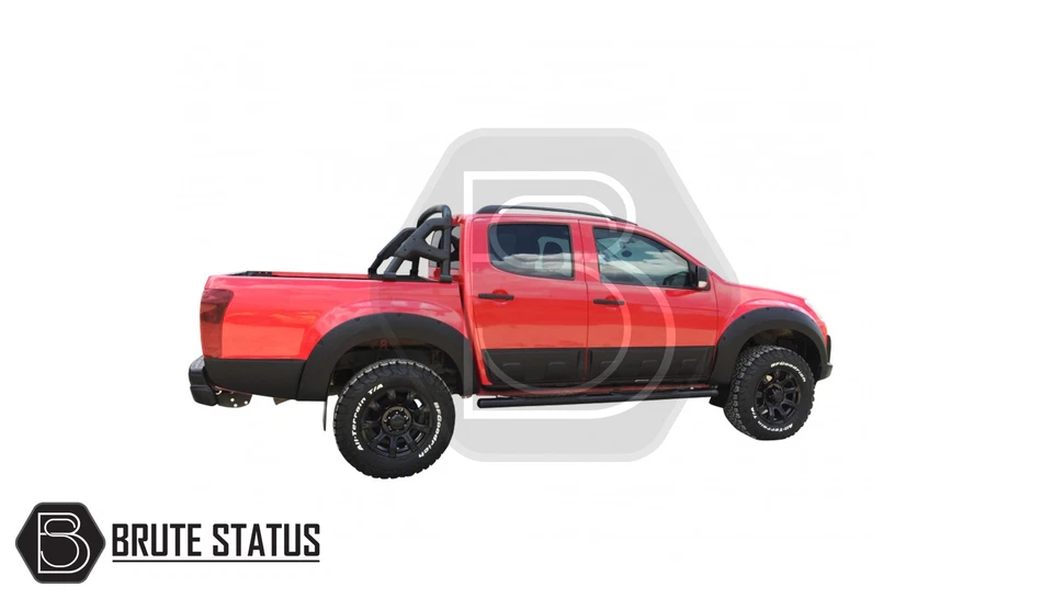 Kit de arco de rueda ancha Isuzu D-Max 2016-2019 guardabarros extendido llamaradas negro mate Dmax - Imagen 1 de 4