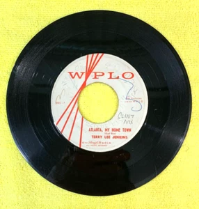 Terry Lee Jenkins, Atlanta, My Home Town, 7" 45rpm Promo for WPLO Radio 1961 - Picture 1 of 2