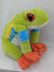Juguete de peluche de 9 pulgadas Wild Republic de rana árbol de ojos rojos - Imagen 1 de 6