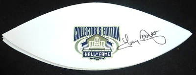 Panel Blanco SOLO Salón de la Fama Fútbol Firmado Tony Dorsett Autógrafo Salón de la Fama Salón de la Fama Salón de la Fama Salón de la Fama Foto 1 de 2