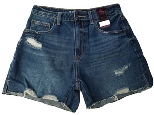 Women's New Denim Shorts 7 High Rise NWT - Picture 1 of 3