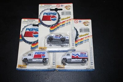 Pepsi Wheeler Diecast Edición Especial Lote de 3 Nuevo en Paquete Foto 1 de 4