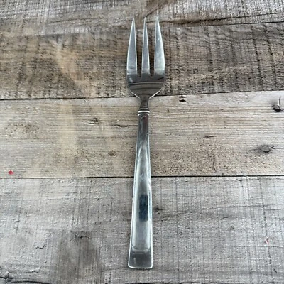 Tenedor para servir ensaladas de gran tamaño de acero inoxidable Reed & Barton Heritage como nuevo 18/10 Foto 1 de 4