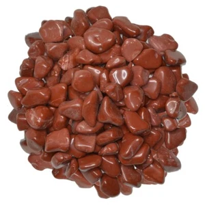 Piedras caídas de jaspe rojo de 3 libras - grado 1 - XSmall - 0,5"" a 1"" Avg. - Imagen 1 de 3
