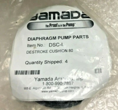YAMADA  DIAPHRAGM  PUMP  PARTS DSC-L DESTROKE CUSHION 80 - Image 1 of 2