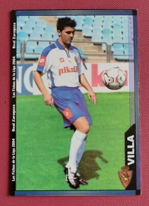 David Villa rookie card Real Zaragoza Mundicromo # 510 La Liga 2003 - 04 - Imagen 1 de 2
