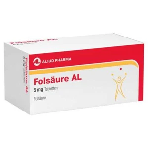 Folsäure AL 5 mg Tabletten · 100 St · PZN 17844742 - Bild 1 von 1