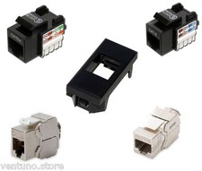 PRESA DI RETE CAT 5-6 UTP/STP BTICINO AXOLUTE NERO RJ45 FRUTTO PORTAFRUTTO JACK