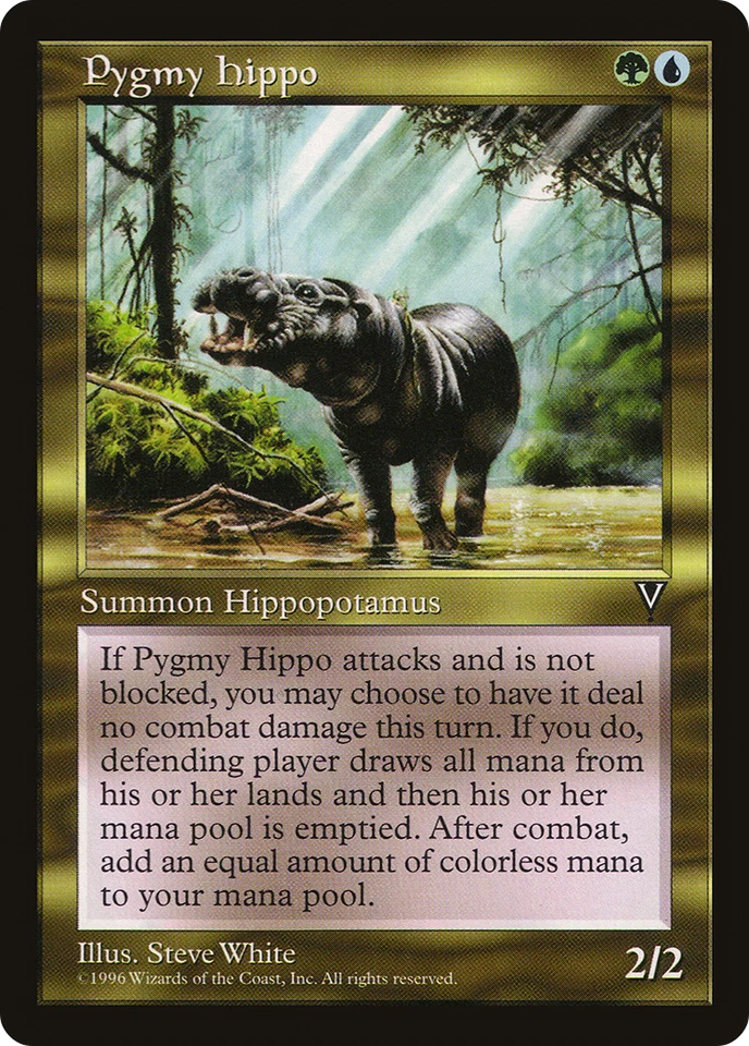 Pygmy Hippo x (4) Visions MTG - EX/NM - R133 - 4RCards - Image 1 of 1