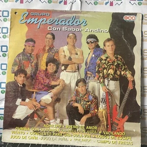 GRUPO EMPERADOR / Con Sabor Andino / Vinyl Record 33 Rpm  Cumbia  - Imagen 1 de 4