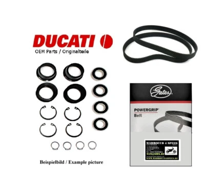Ducati 748 916 996 851 888 Rulli tenditore cinghie cuscinetti set kit - Immagine 1 di 4