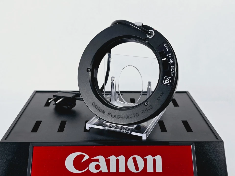 🌸[Near MINT] Canon Flash-Auto Ring B2 50mm F1.4 35mm F2/F3.5 From Japan - Image 1 of 4
