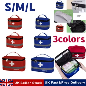 First Aid Carry Kit Bag - Case Box Pouch - Medical Emergency Survival Empty NEW - Picture 1 of 21