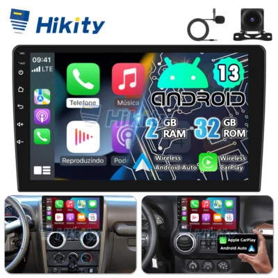 10" 2+32G CarPlay Android13 Radio Für Jeep Wrangler JK 2007-2018 GPS WIFI Navi - Bild 1 von 4