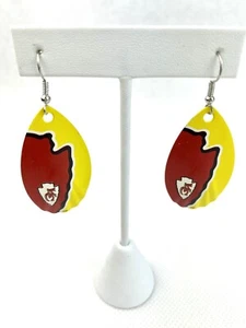 Pendientes de gancho giratorios de lágrima vintage con logotipo de los Kansas City Chiefs de la NFL para mujer - Imagen 1 de 1