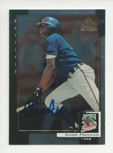 ROCKIES CHOO FREEMAN SIGNED 2000 UPPER DECK SP TOP PROSPECTS CARD # 112 AUTO - Picture 1 of 1
