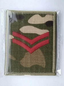 MULTI TERRAIN PATTERN MTP CORPORAL RANGSTREIFEN ROT KLETTVERSCHLUSS HINTEN.  - Bild 1 von 1