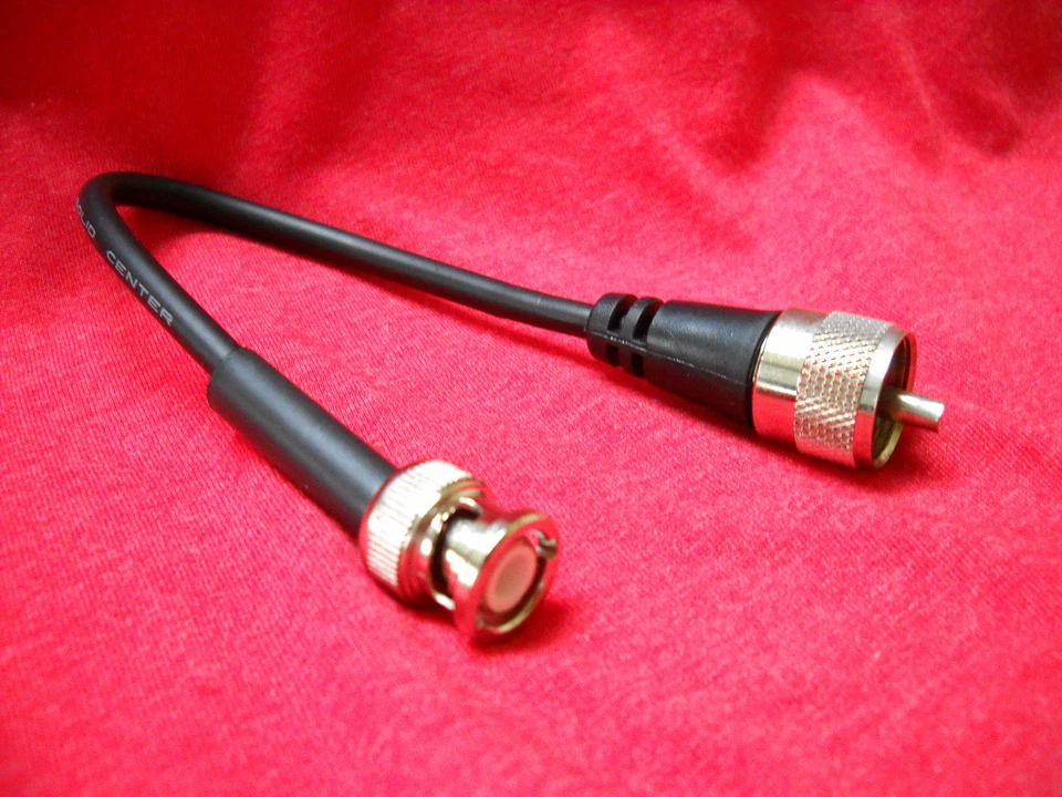 EE. UU. FL RG58 UHF PL-259 MACHO A BNC MACHO 8" COLETA PUENTE CABLE DE CONEXIÓN  Foto 1 de 1